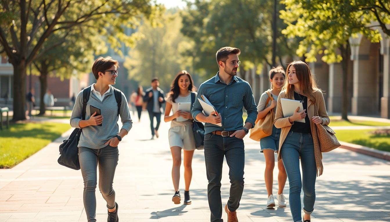 Students working in research laboratory